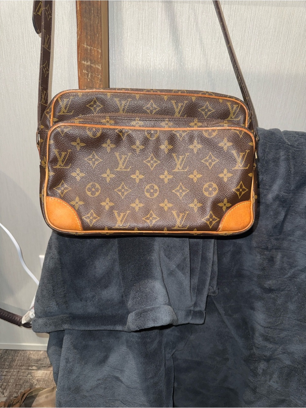 Louis Vuitton Monogram Canvas Adjustable Shoulder Strap in Brown and Tan - Picture 3 of 8
